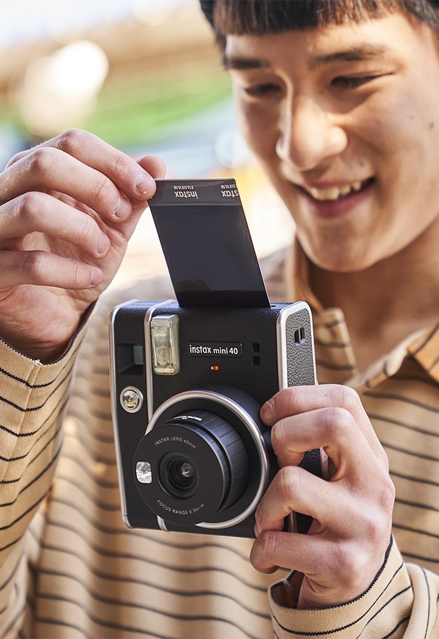 Fujifilm - Instax mini 40 camera - black