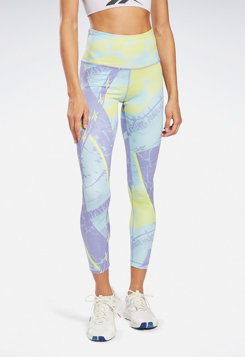 Reebok - Wor aop tights - hyper purple