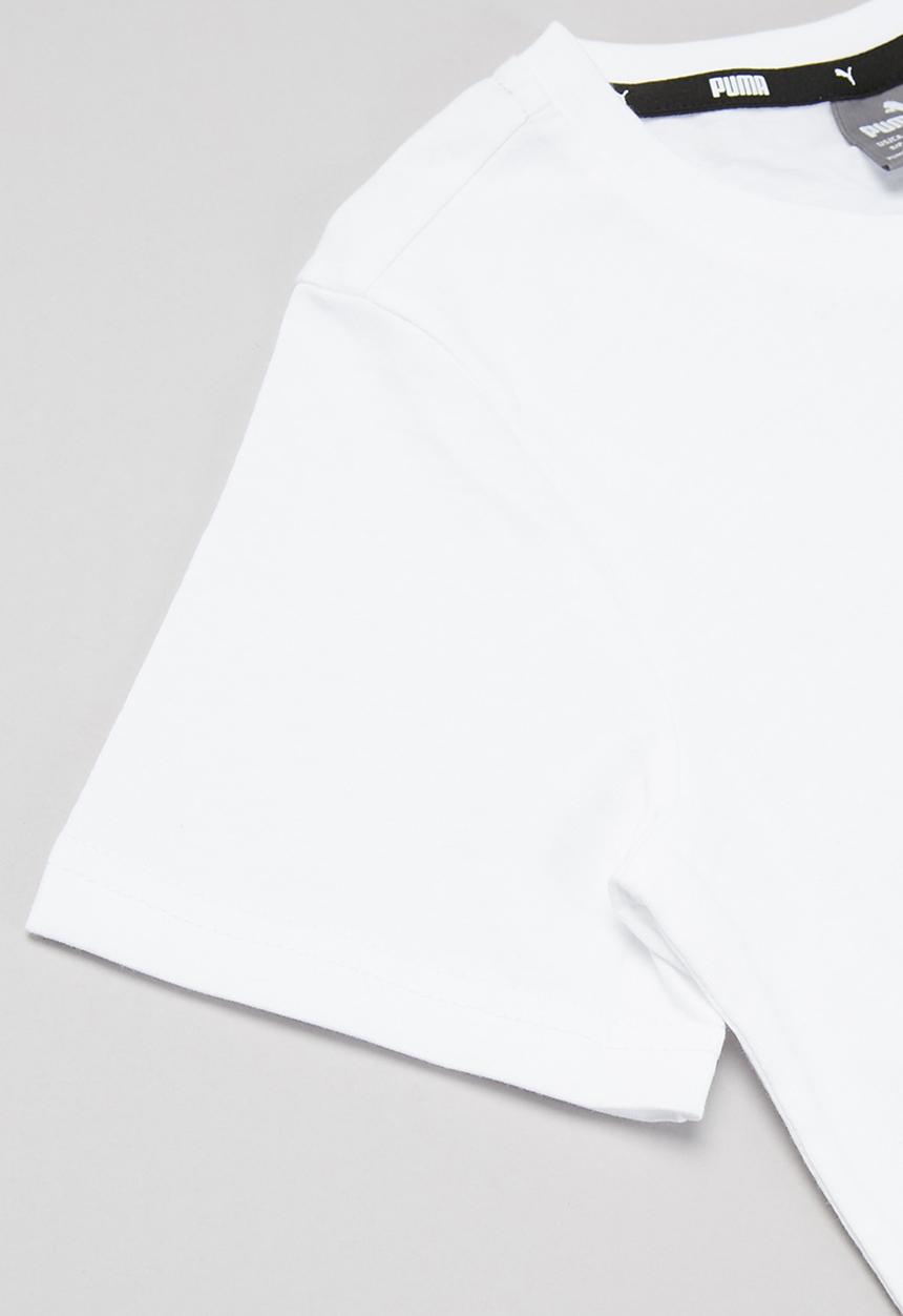 PUMA - Ess+2 col logo tee - white