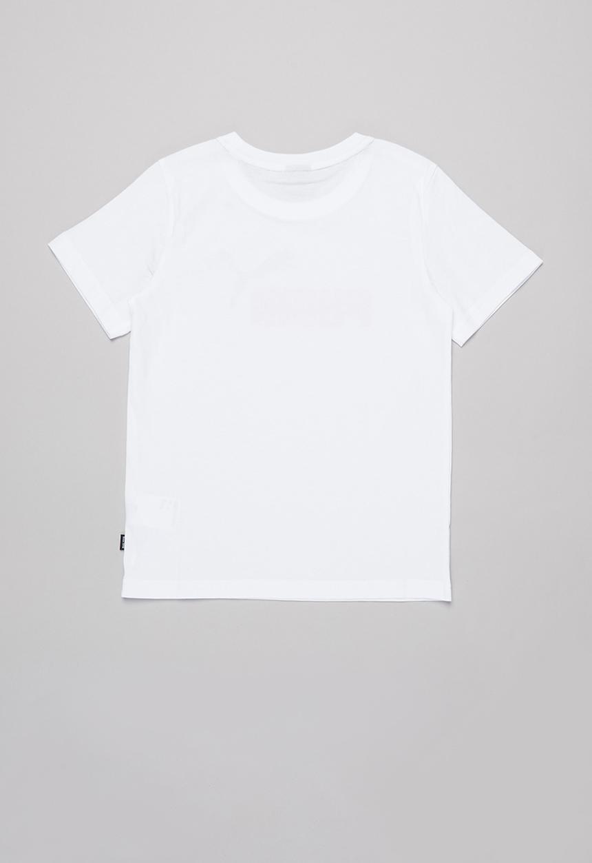 PUMA - Ess+2 col logo tee - white