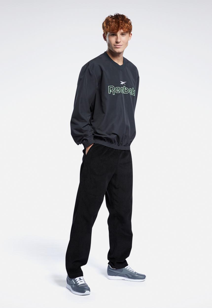 Reebok - Cl ts woven crew sweatshirts - black