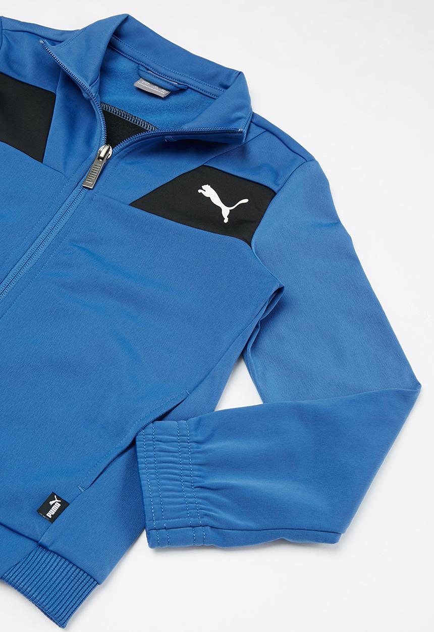 PUMA - Poly tracksuit - blue & black