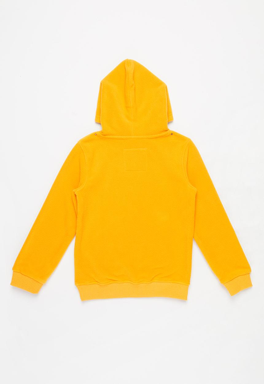 Aca Joe - Pre-boys core fleece hoodie - yellow 