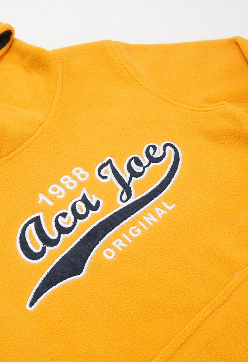 Aca Joe - Pre-boys core fleece hoodie - yellow 