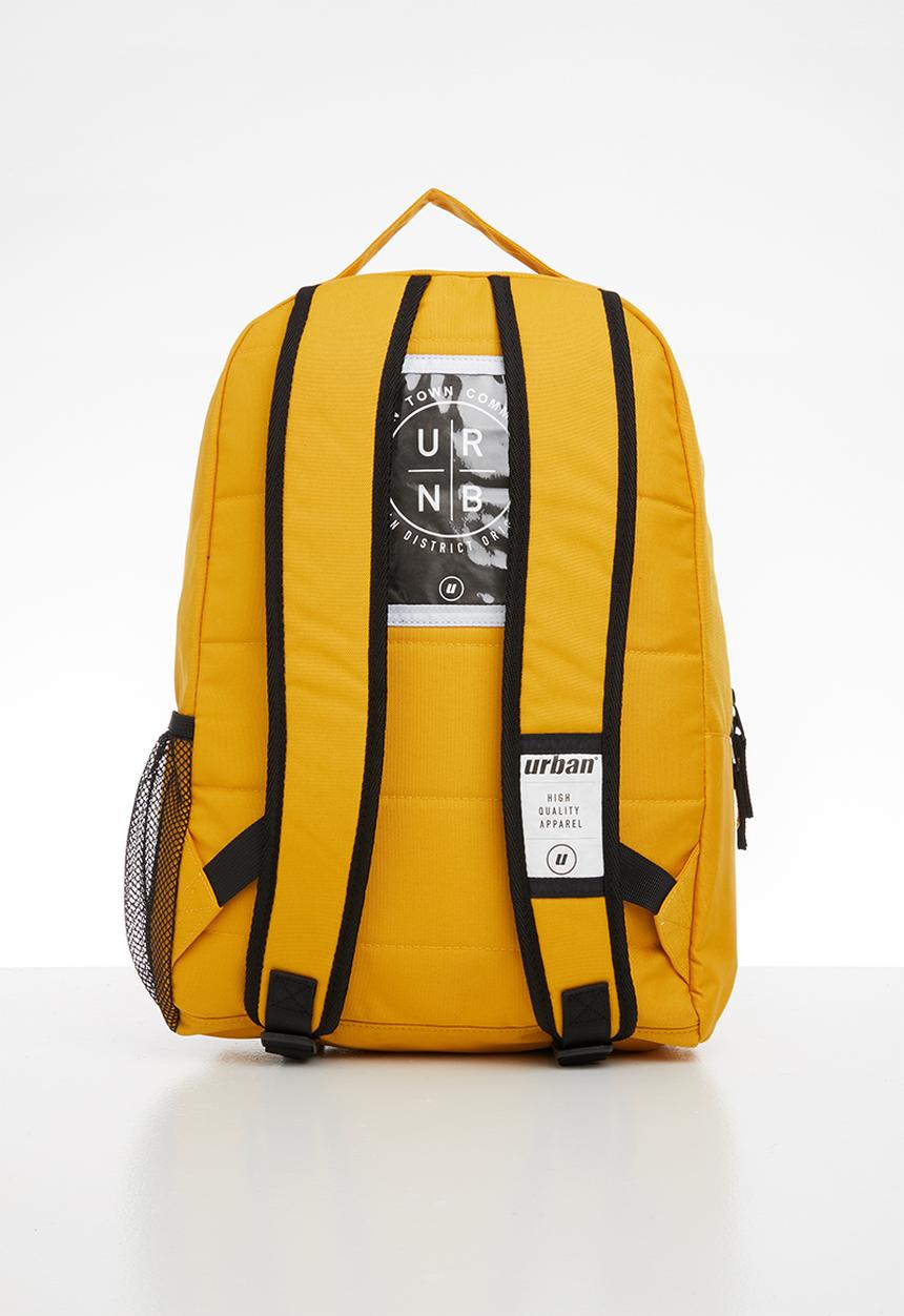 Urban - Mens urban styled backpack - mustard