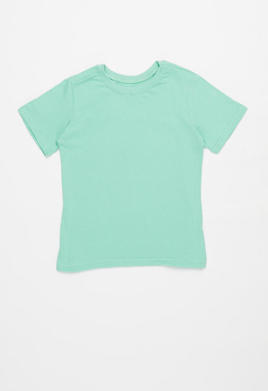 Pop Candy - Younger boys 2 pack stripe tees - aqua