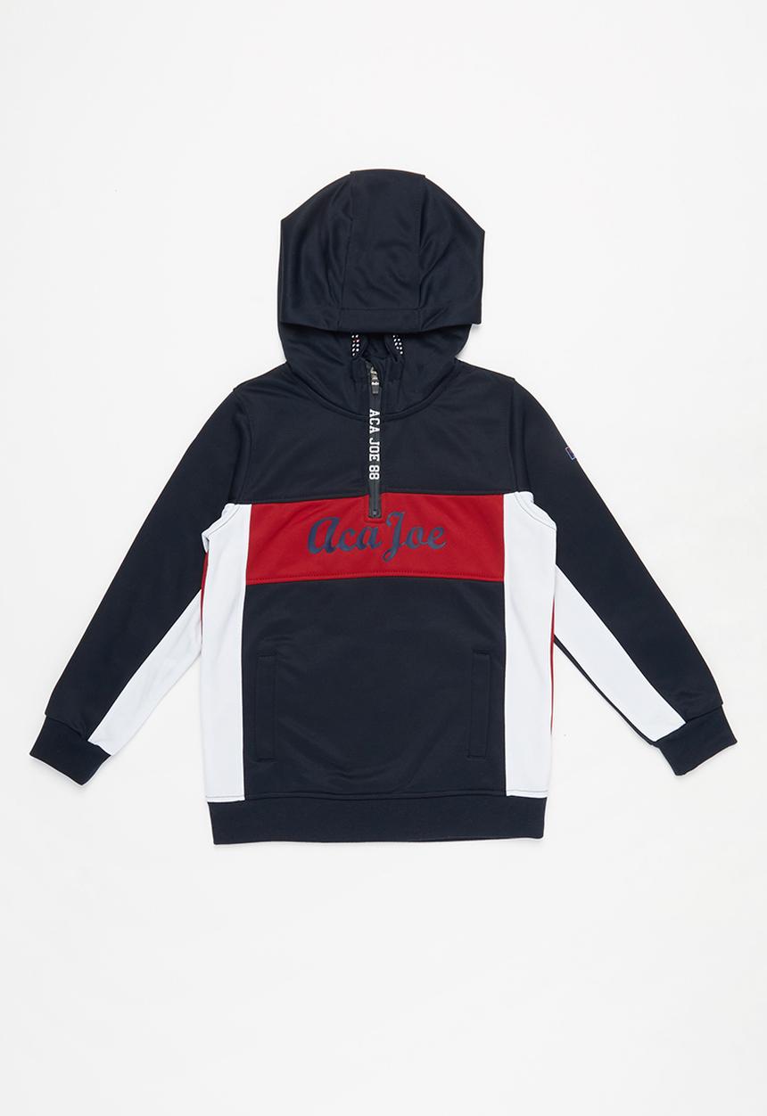Aca Joe - Big-boys colour block cagoule - multi 