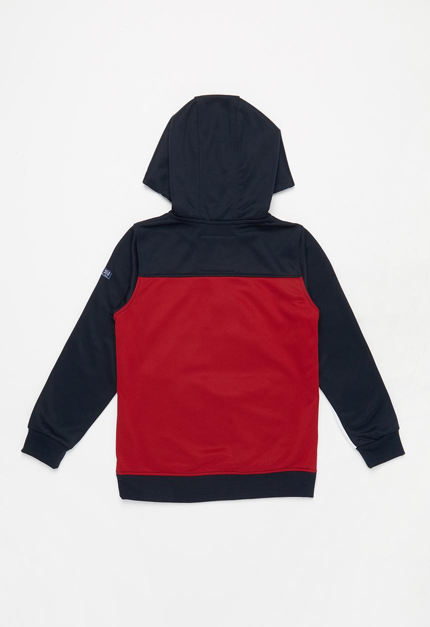 Aca Joe - Big-boys colour block cagoule - multi 