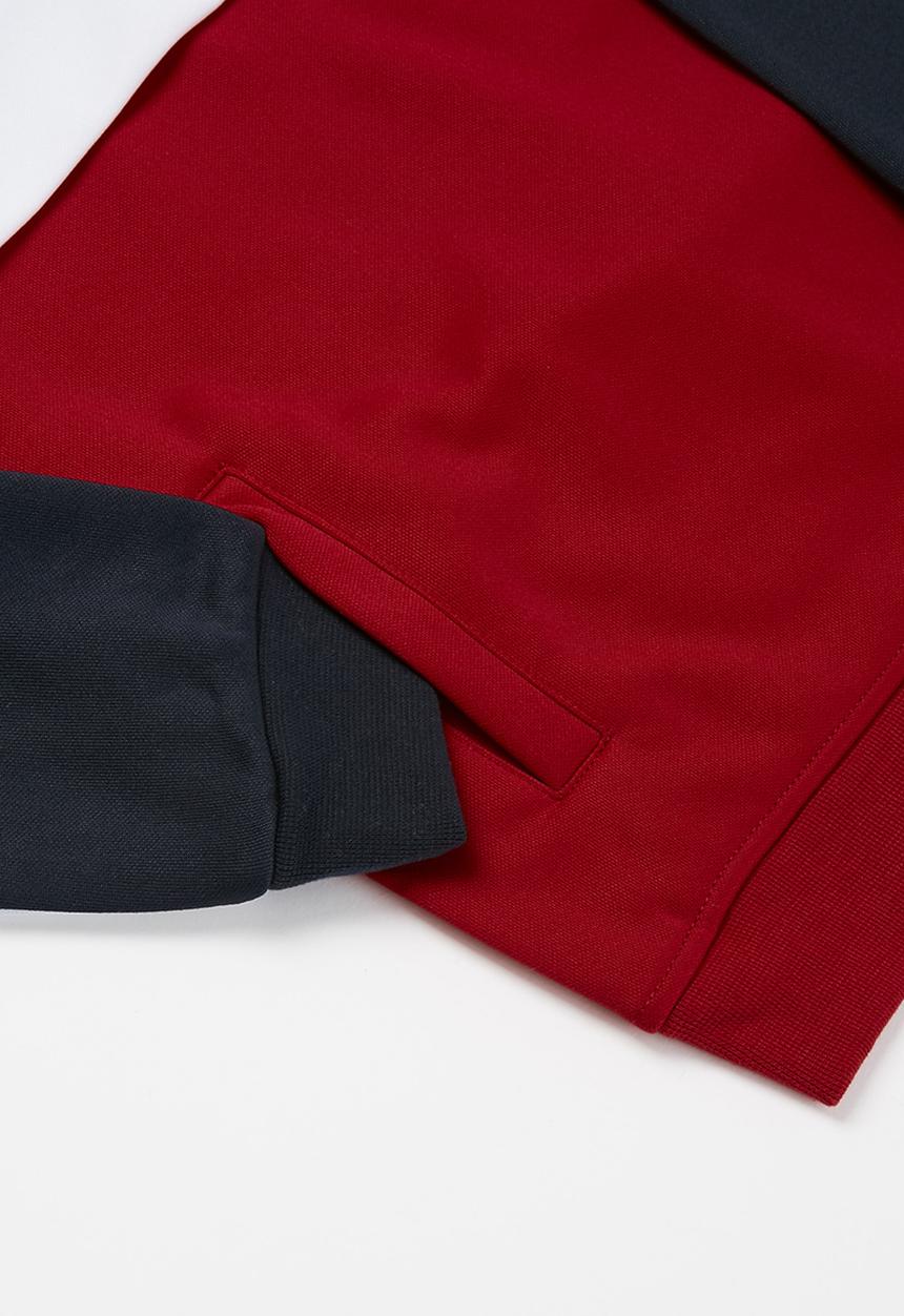 Aca Joe - Pre-boys colour block cagoule - navy & red