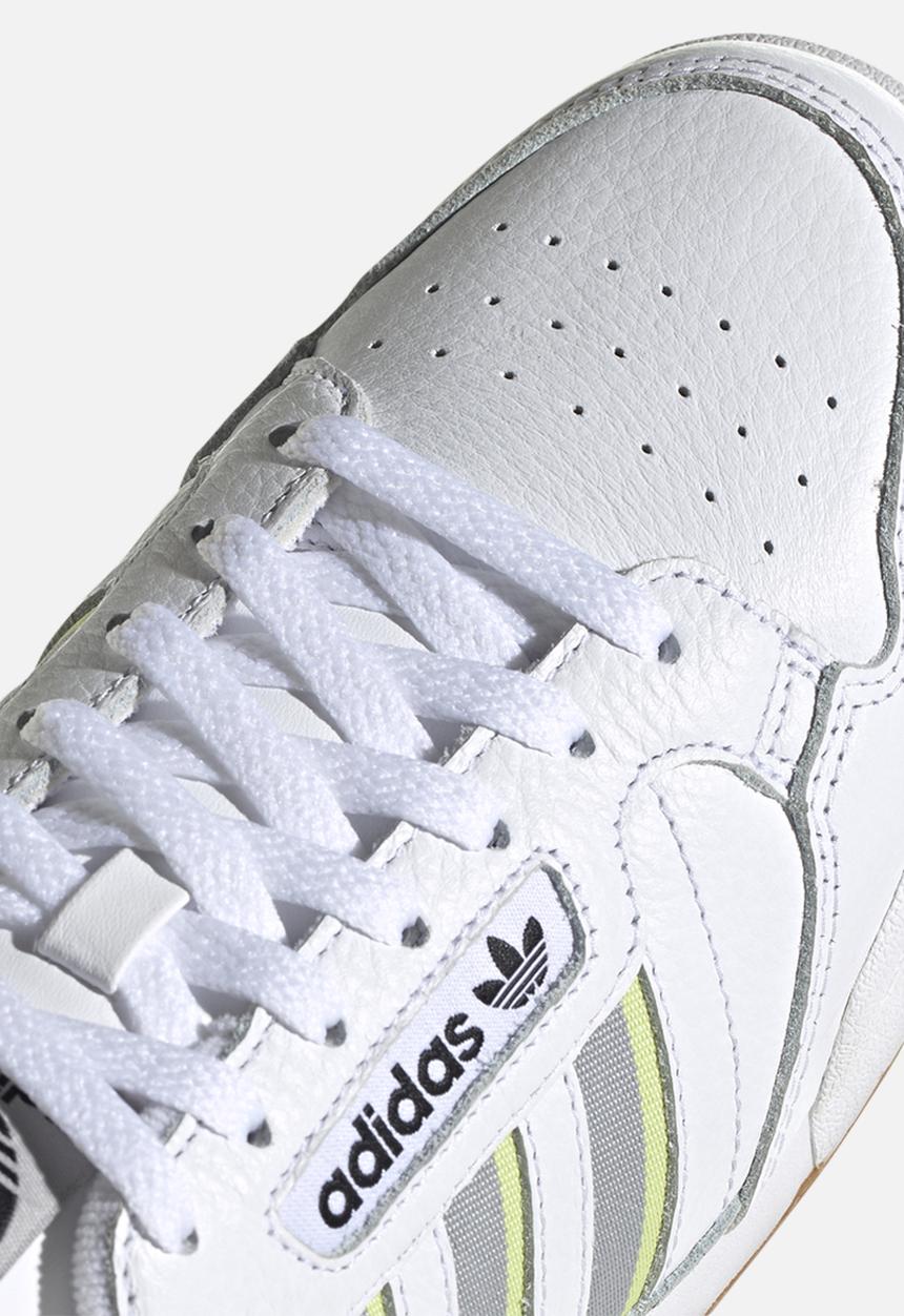 adidas Originals - Continental 80 stripes - ftwr white/grey two/semi frozen yellow