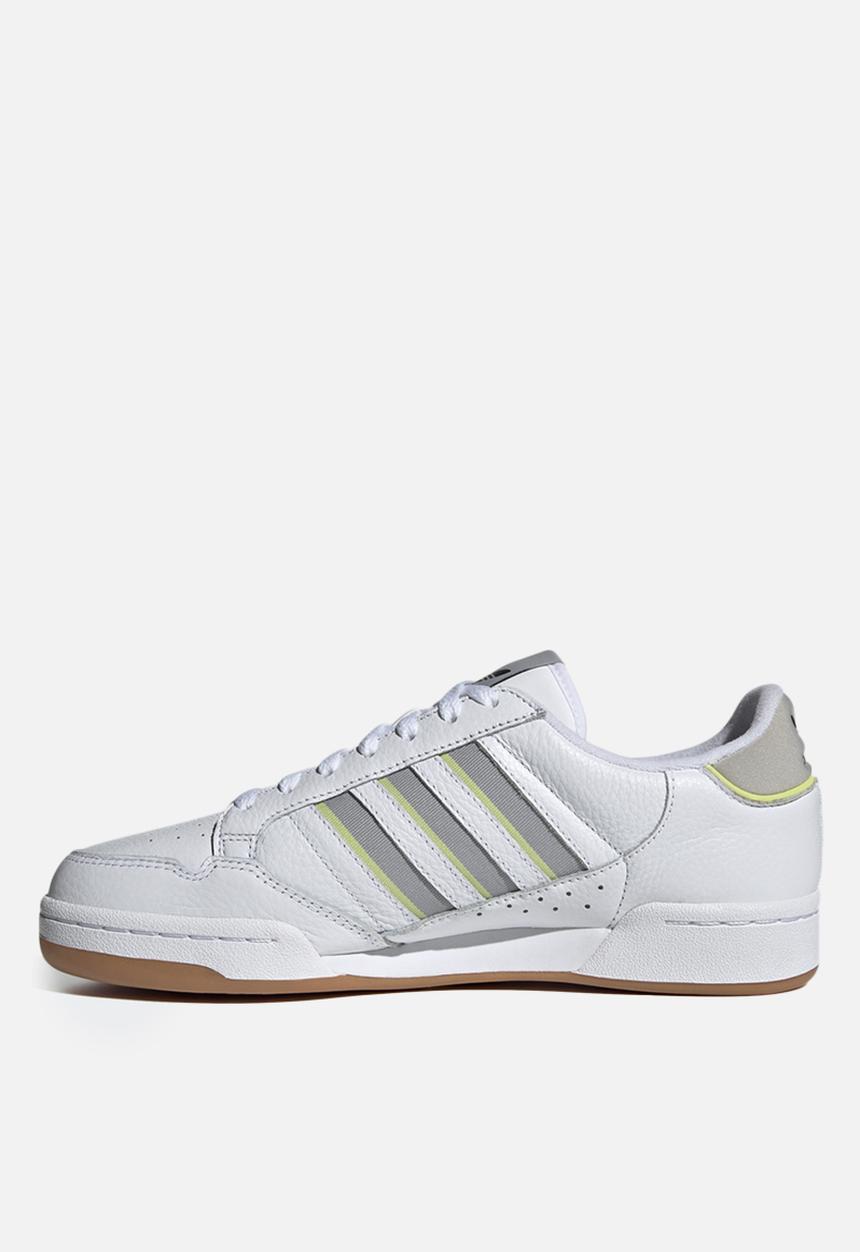 adidas Originals - Continental 80 stripes - ftwr white/grey two/semi frozen yellow
