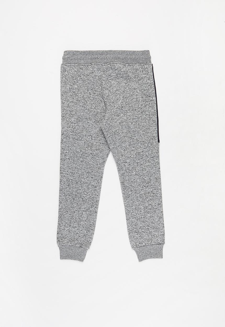 Aca Joe - Big-boys brushed grindle jogger - grey 