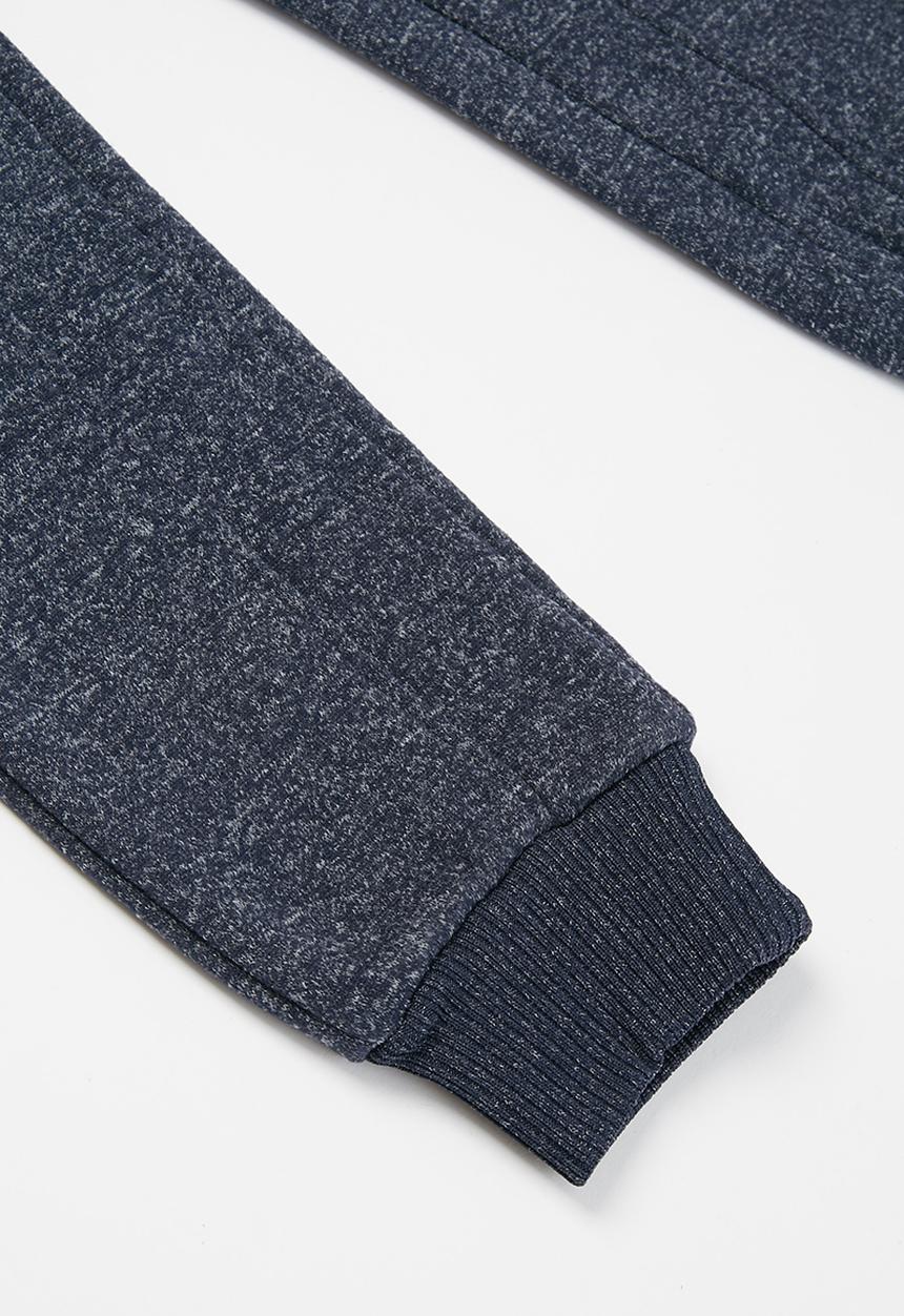 Aca Joe - Big-boys brushed grindle jogger - navy