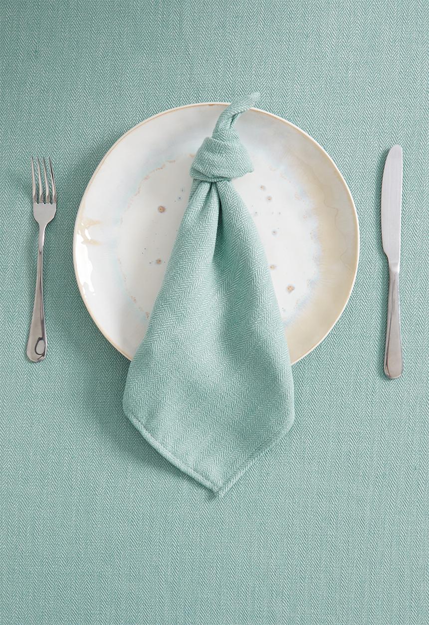 Hertex Haus - Enquire napkins set of 4 - aqua