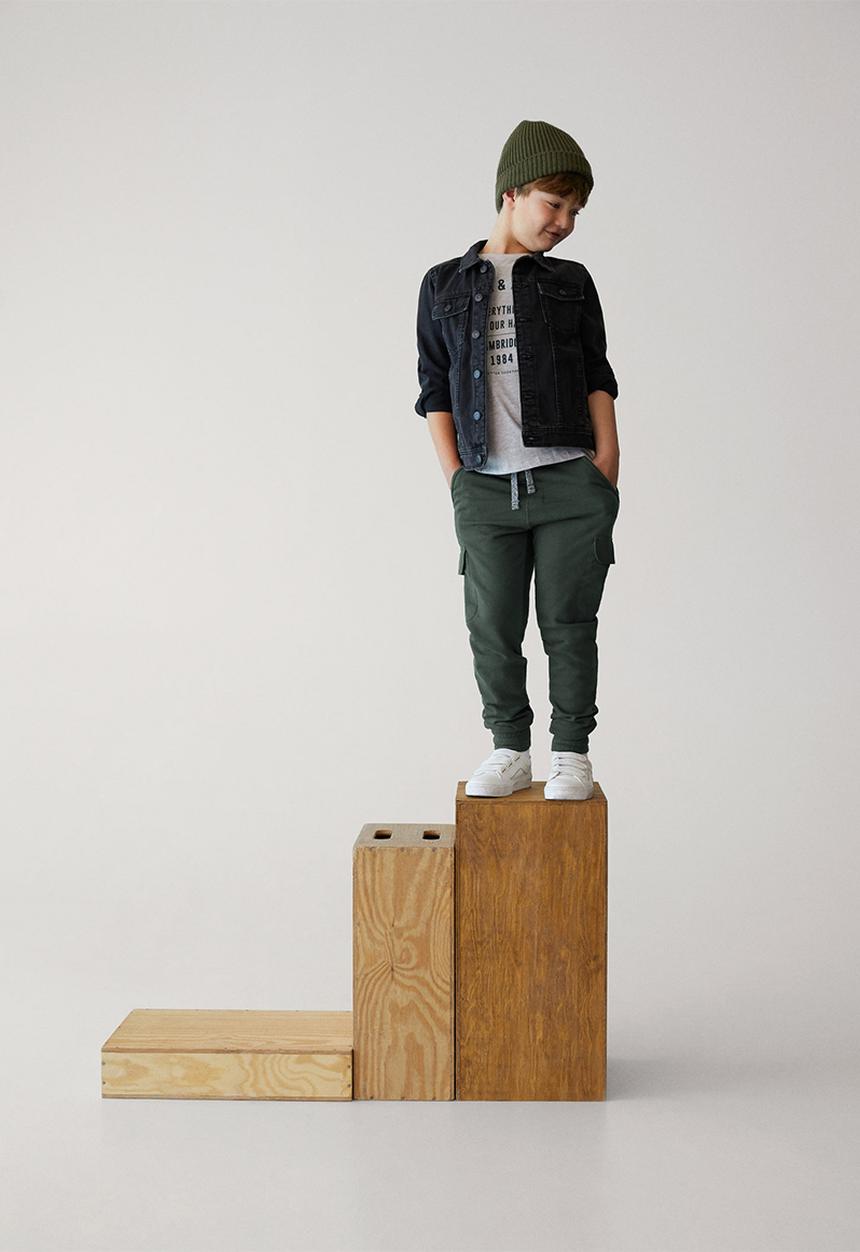 MANGO - Mario trousers - khaki