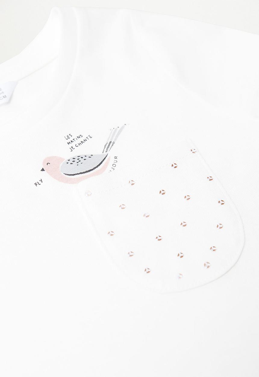 MANGO - Marina tee - white 