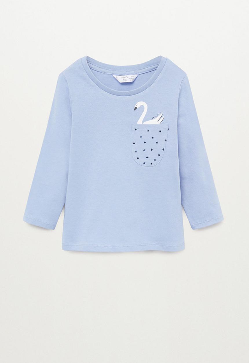 MANGO - Marina tee - blue