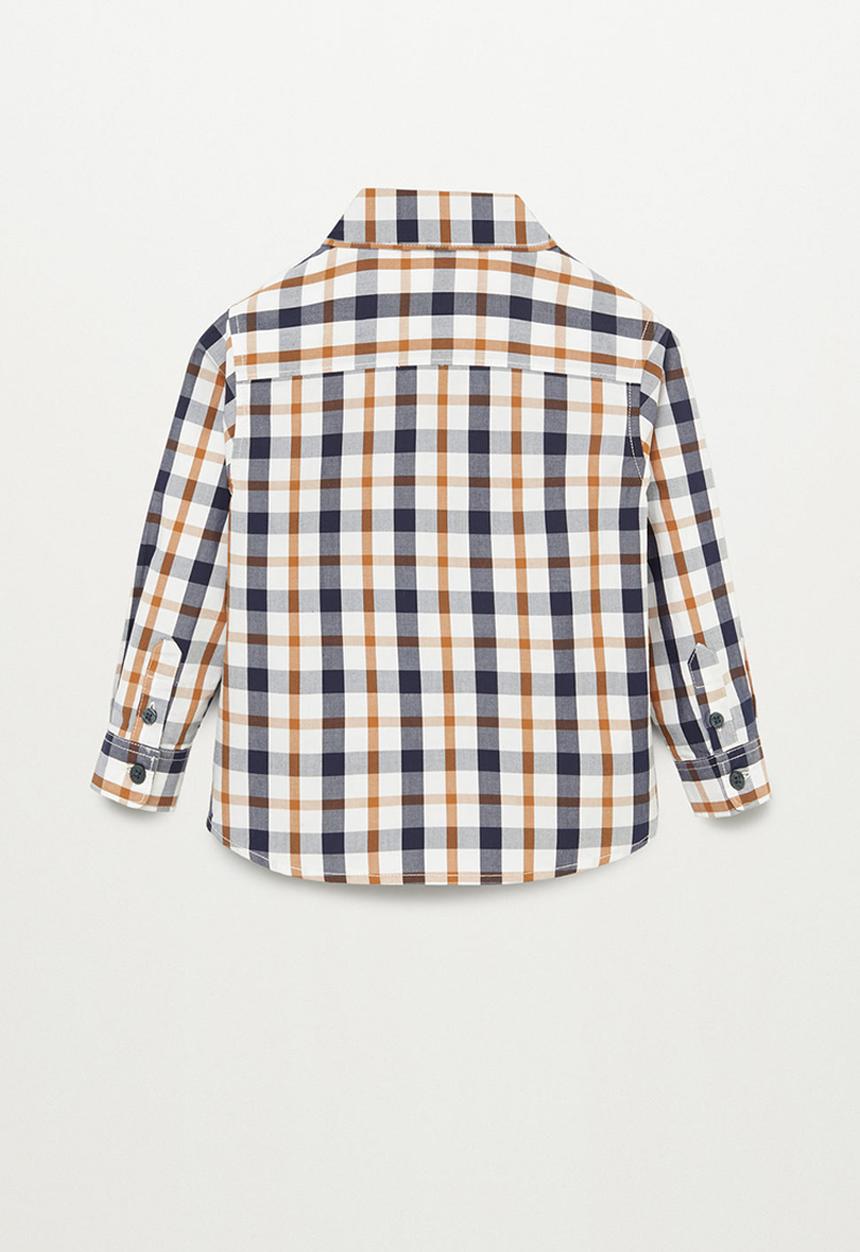 MANGO - Baby boys long sleeve check shirt - multi