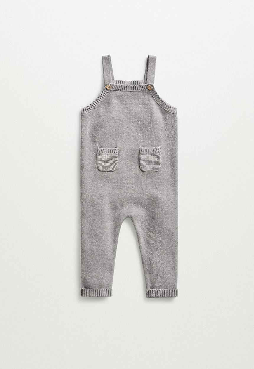 MANGO - Liam dungarees - grey