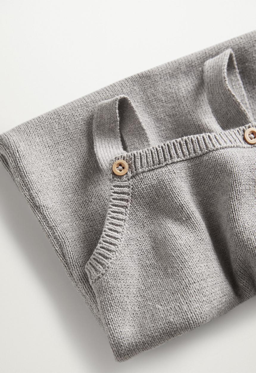 MANGO - Liam dungarees - grey