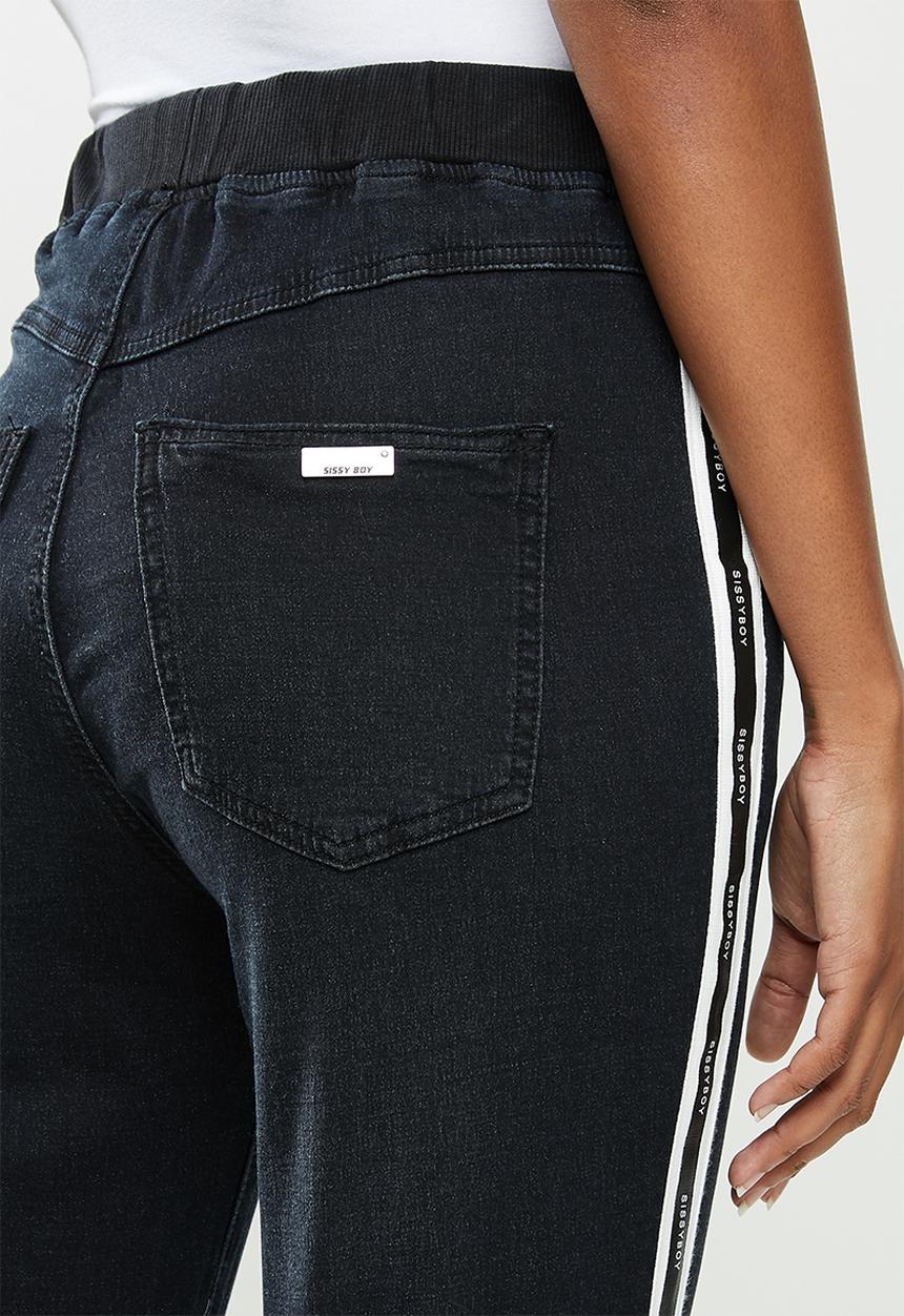 SISSY BOY - Rookie:ryder jogger track pants with tape - blue black