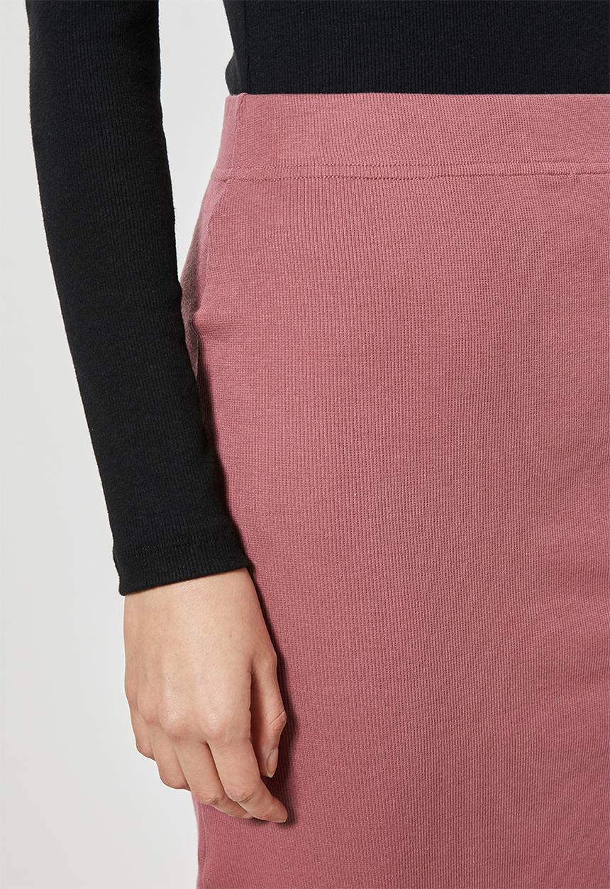 Superbalist - Rib bodycon skirt - new pink