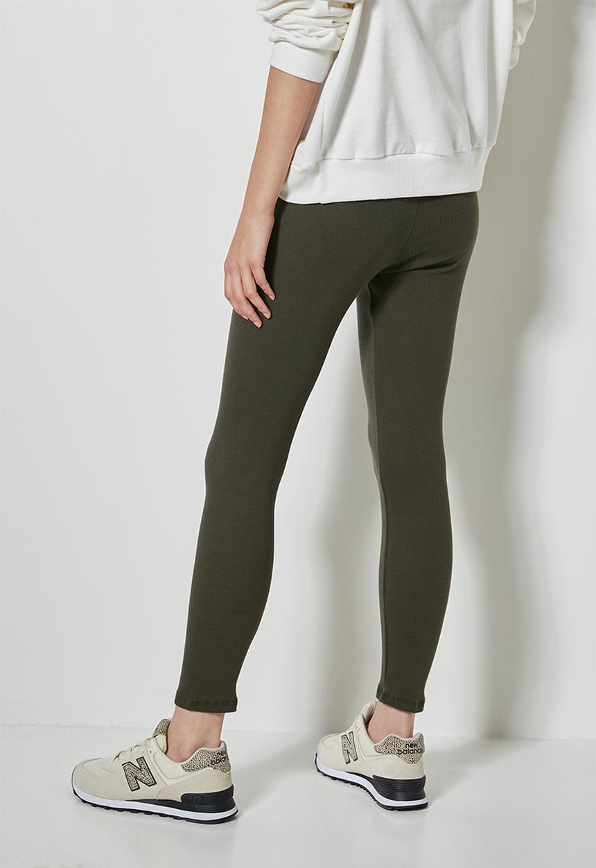 Superbalist - 7/8 Rib leggings - khaki