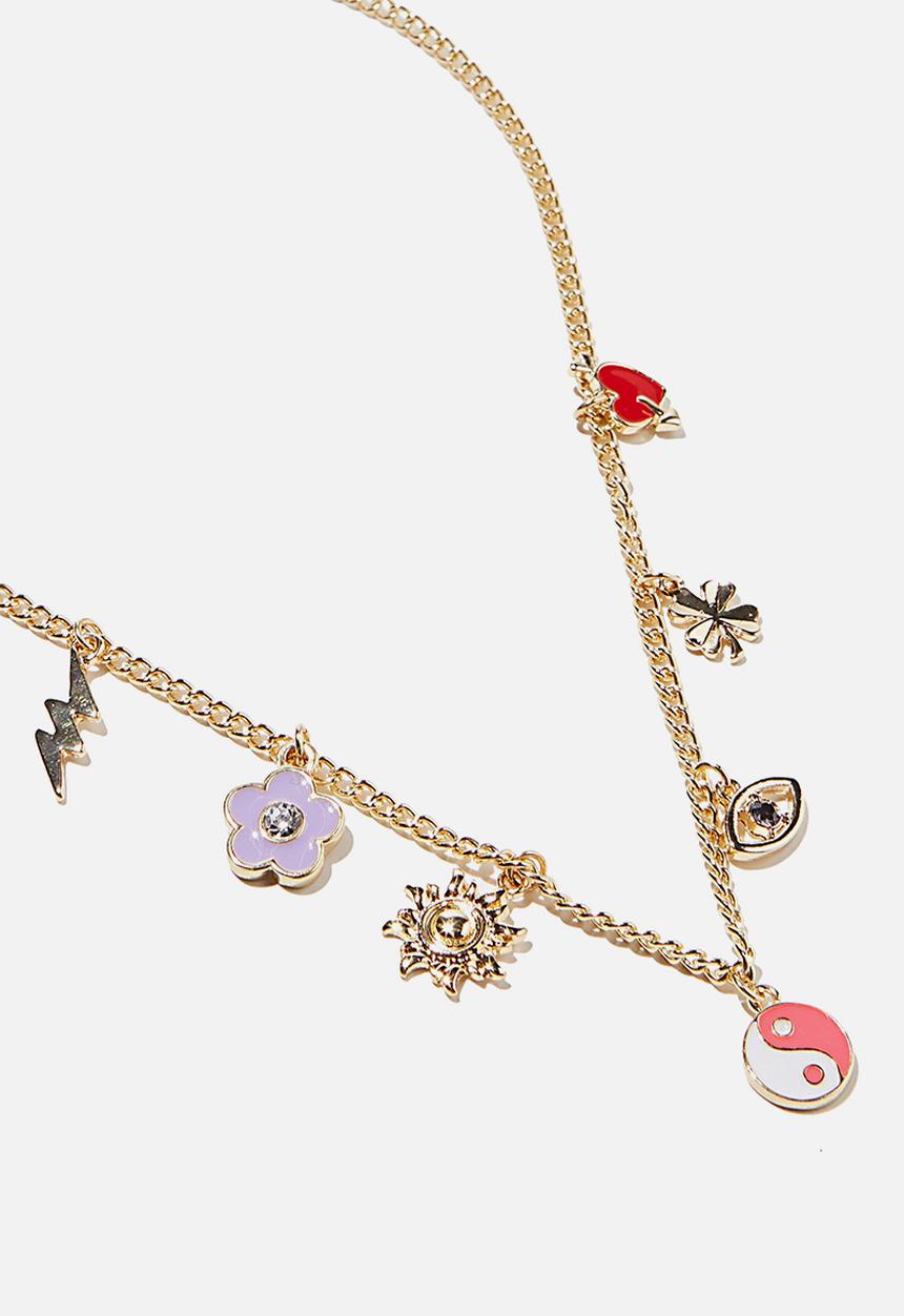 Rubi - Keepsake charms necklace - 90s nostalgic