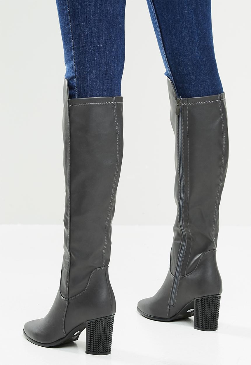 Butterfly Feet - Sierra over the knee boot - grey