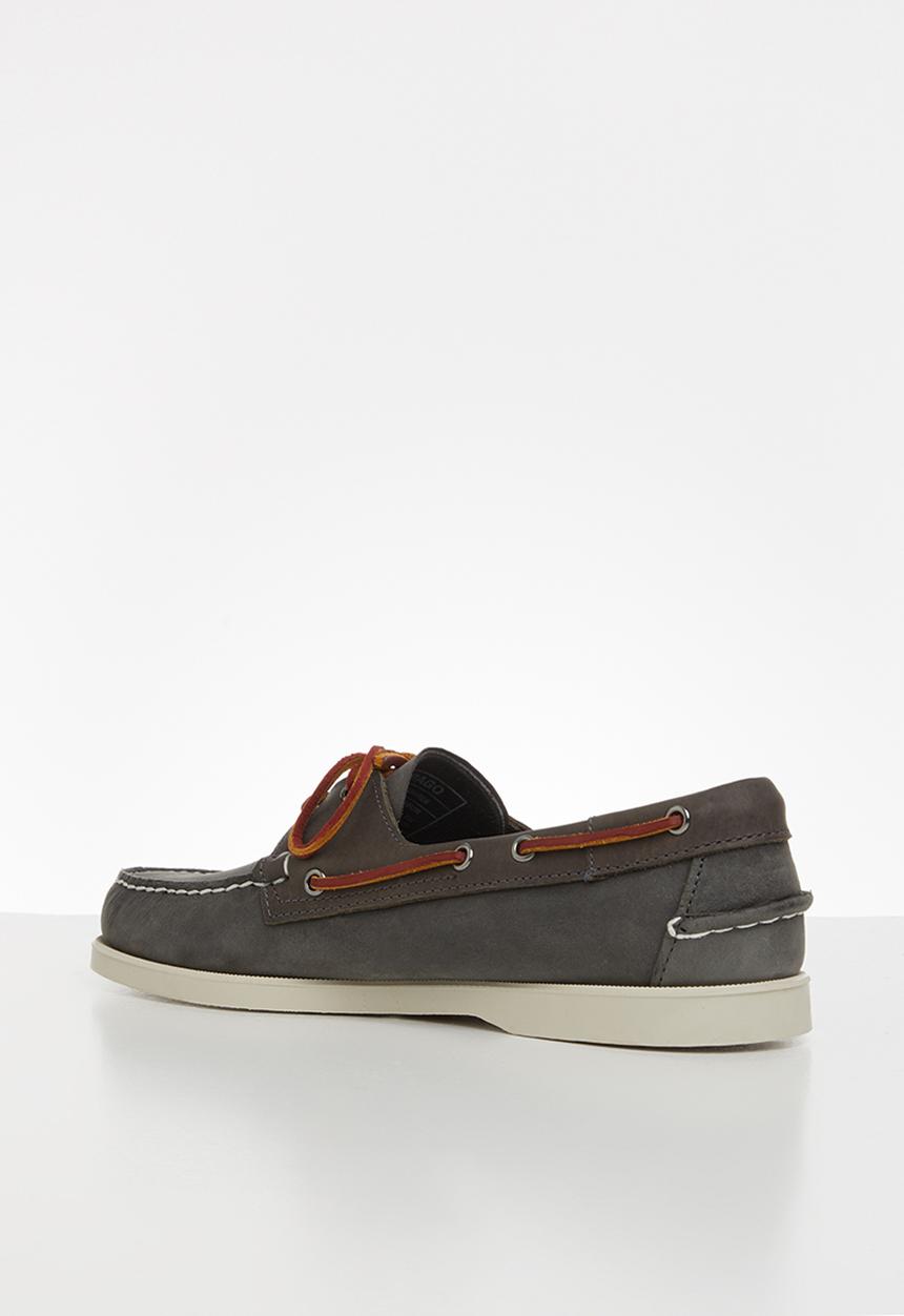 Sebago - Notch leather - dark grey &  blue navy