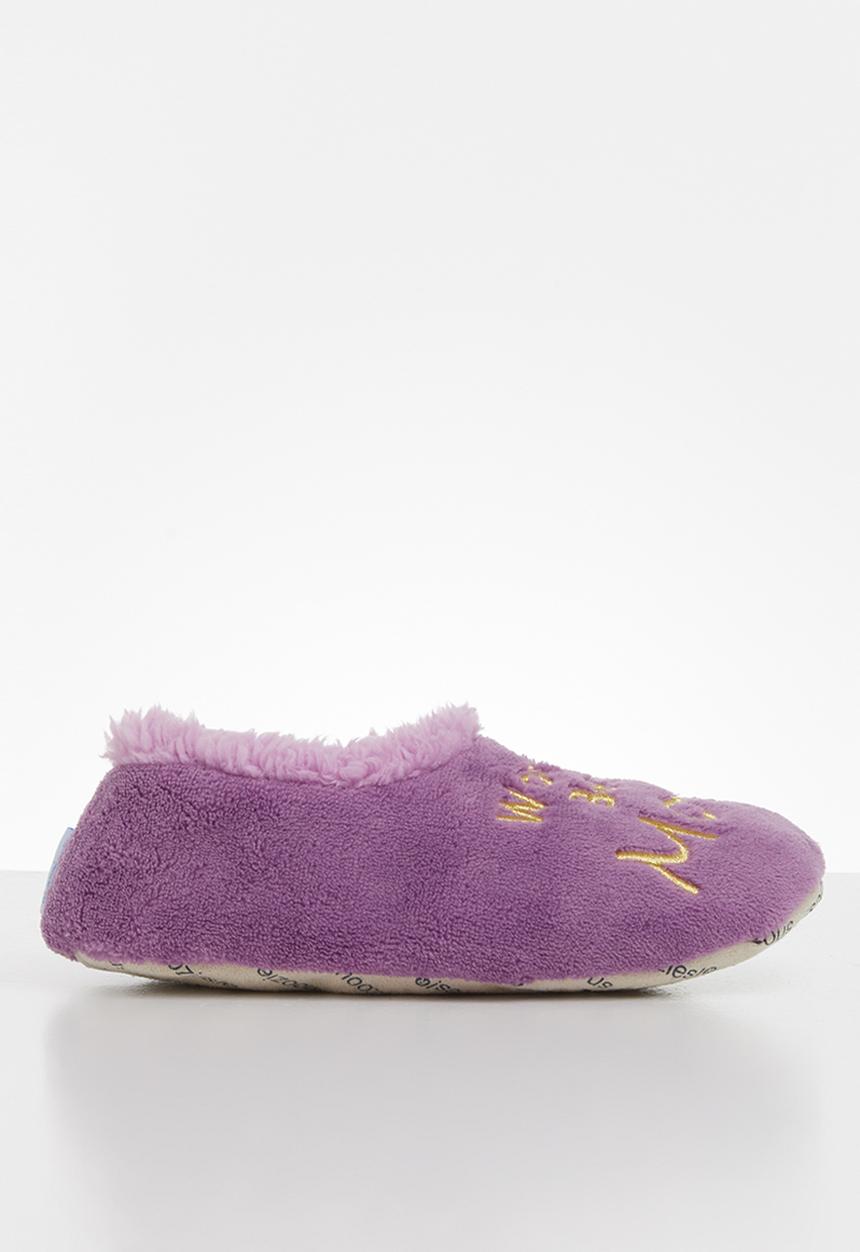 snoozies!® - World's best mom slipper - purple
