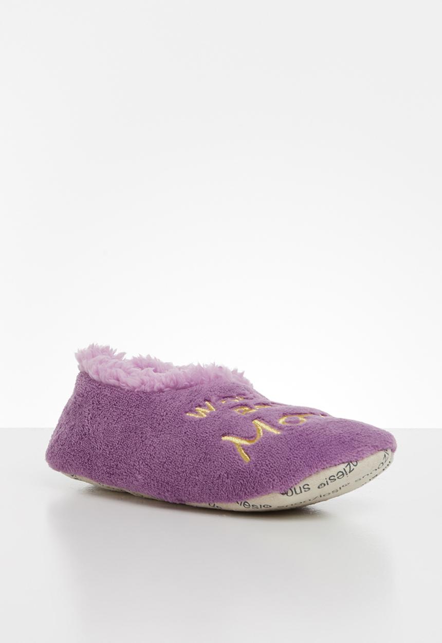 snoozies!® - World's best mom slipper - purple