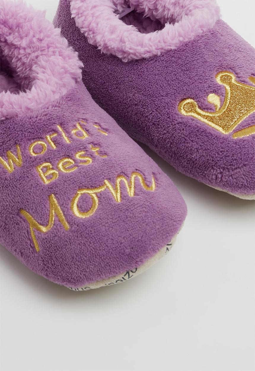 snoozies!® - World's best mom slipper - purple
