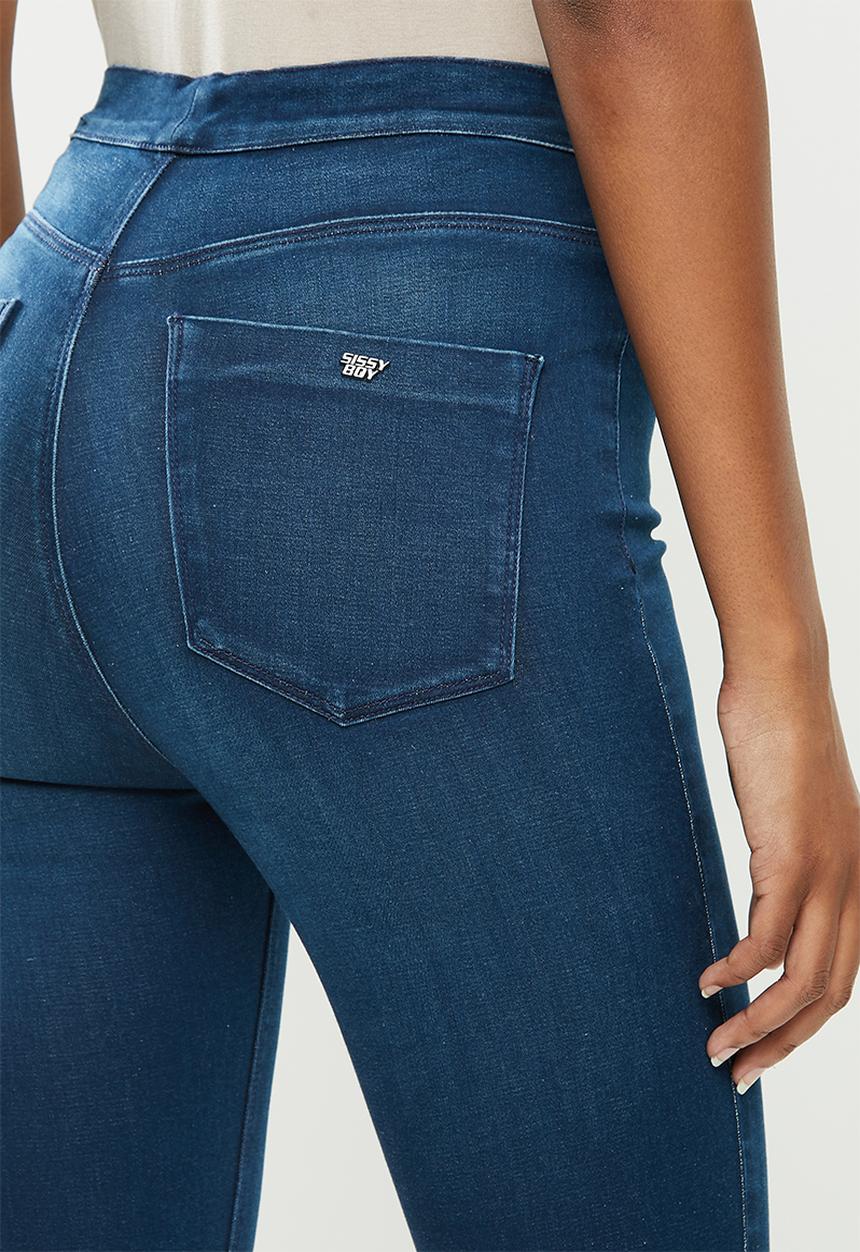 SISSY BOY - Flatter me:ryder flat front skinny - navy 