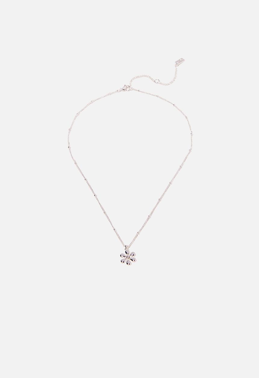 Rubi - Premium pendant necklace - silver plated daisy