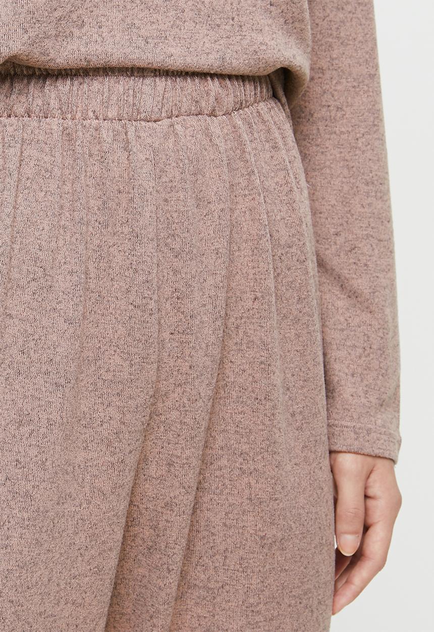 Superbalist - Soft touch sleep top & drop crotch pants set - mocca
