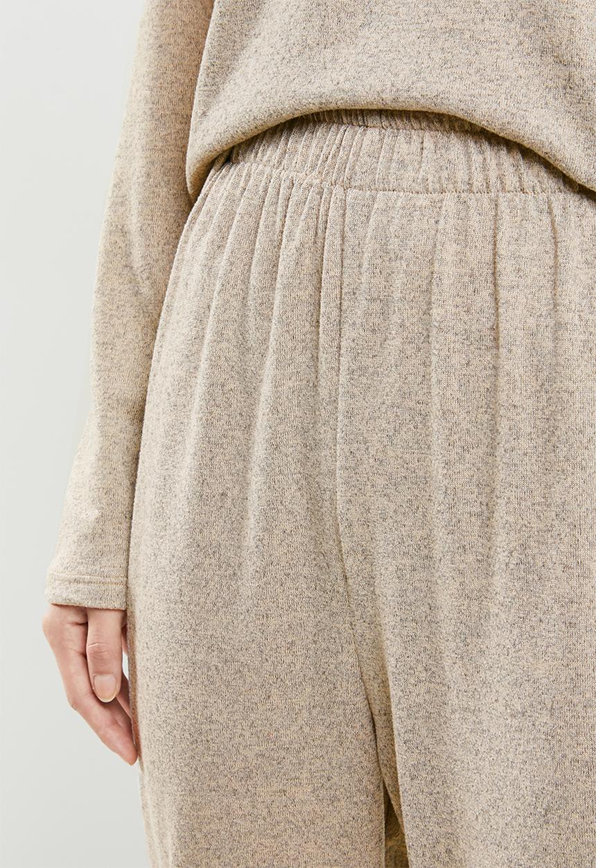 Superbalist - Soft touch sleep top & drop crotch pants set - stone