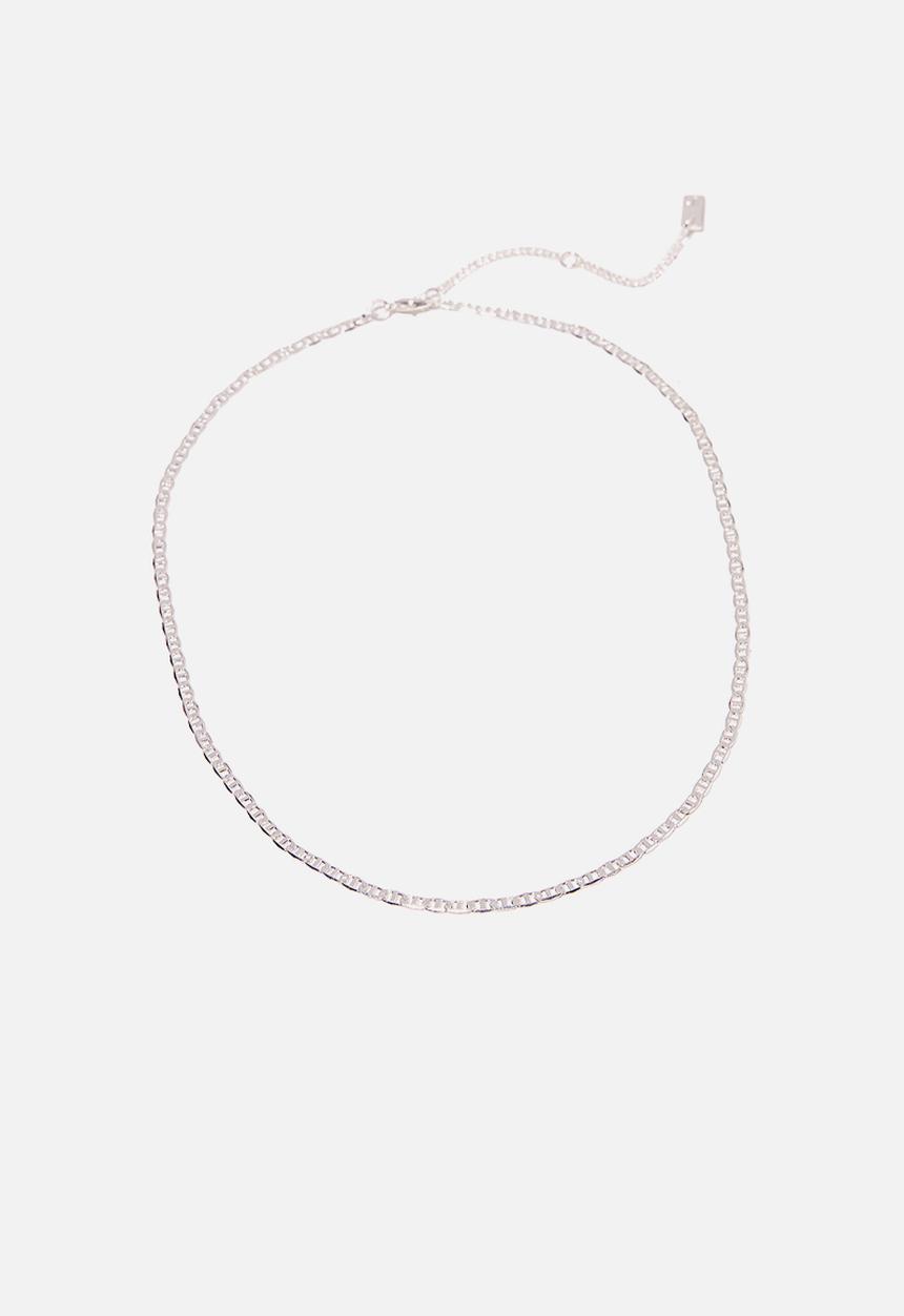 Rubi - Premium single chain necklace - sterling silver plated jupiter