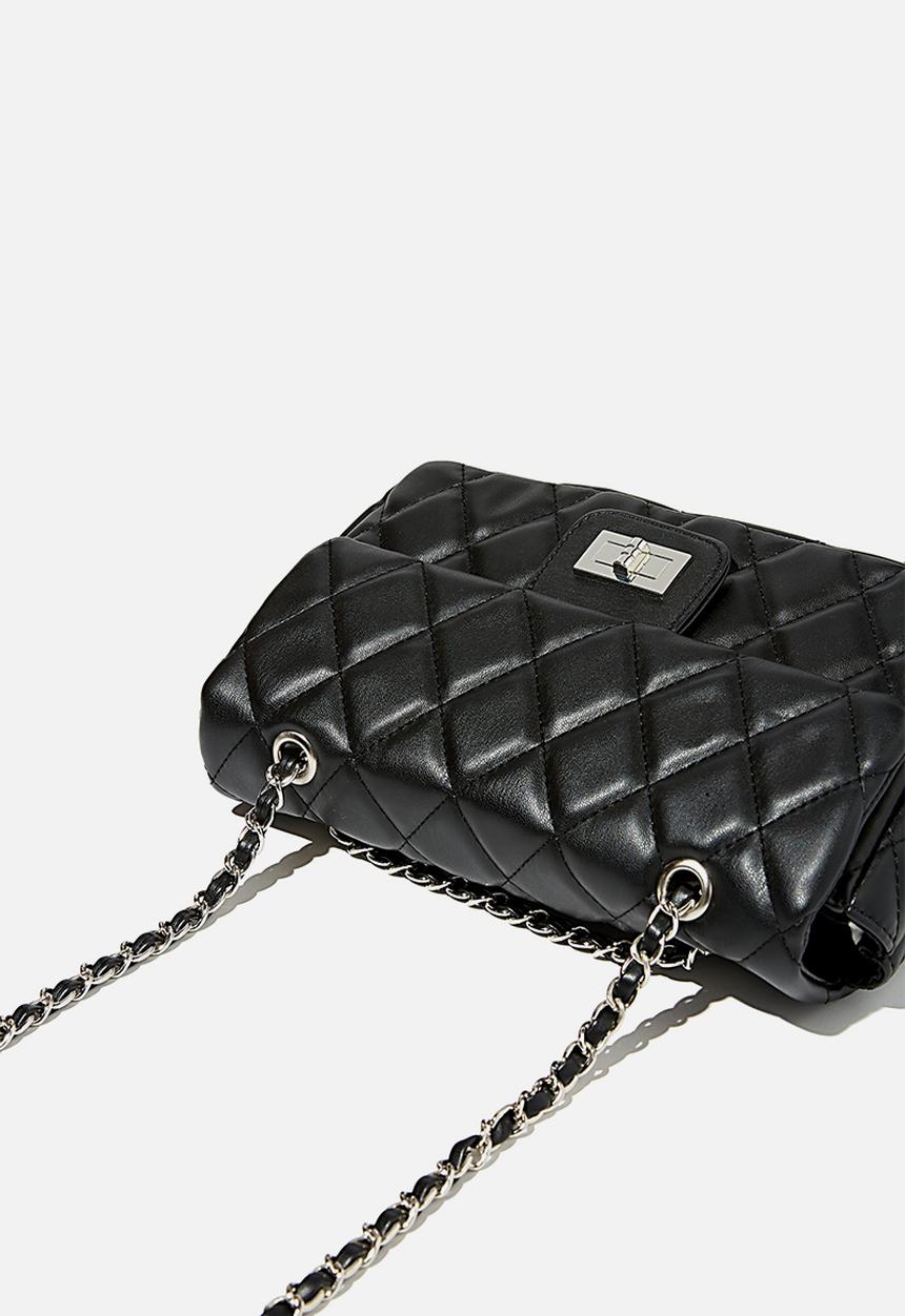 Rubi - Hailey quilted cross body bag - black