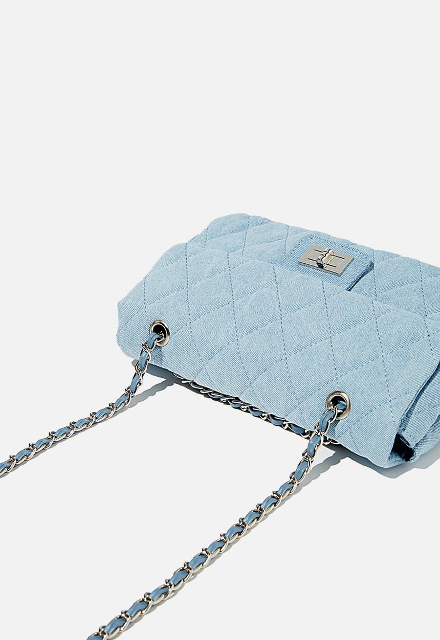 Rubi - Hailey quilted cross body bag - burleigh blue