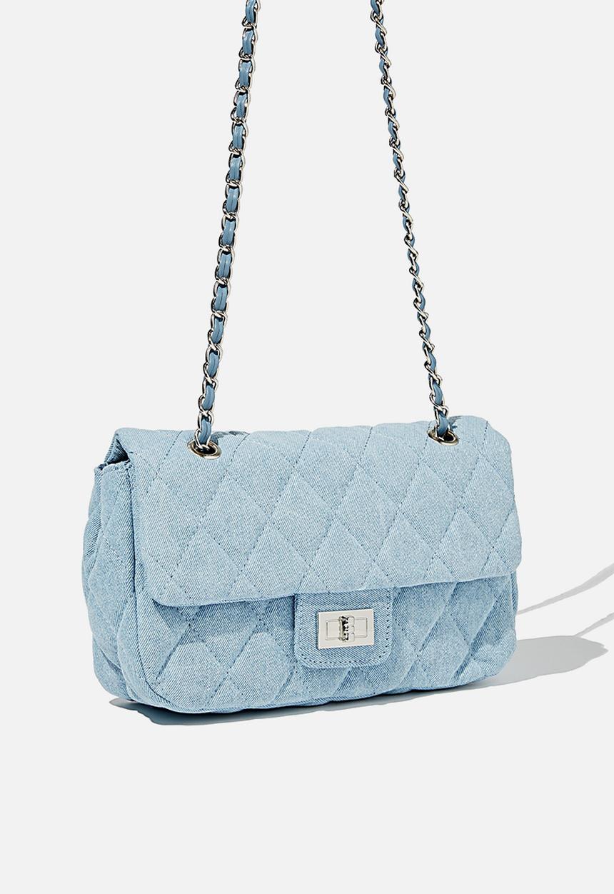 Rubi - Hailey quilted cross body bag - burleigh blue