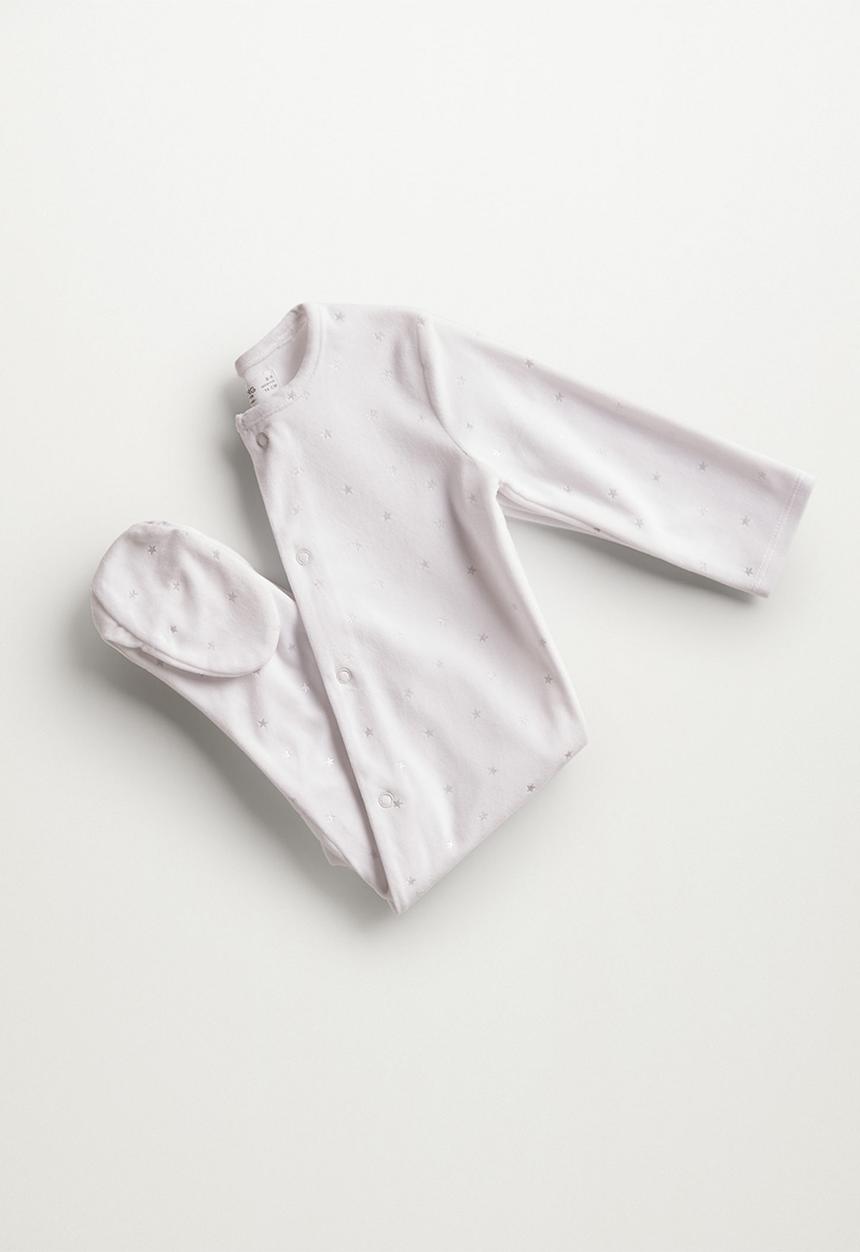 MANGO - Velour pyjamas - natural