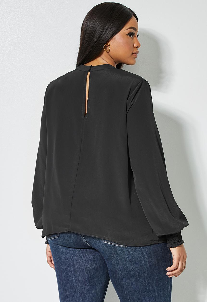 Superbalist - Shoulder pad shell top - black