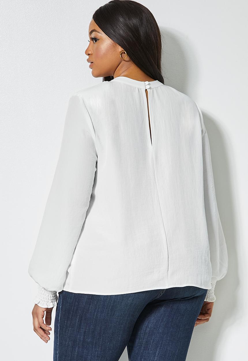 Superbalist - Shoulder pad shell top - ivory