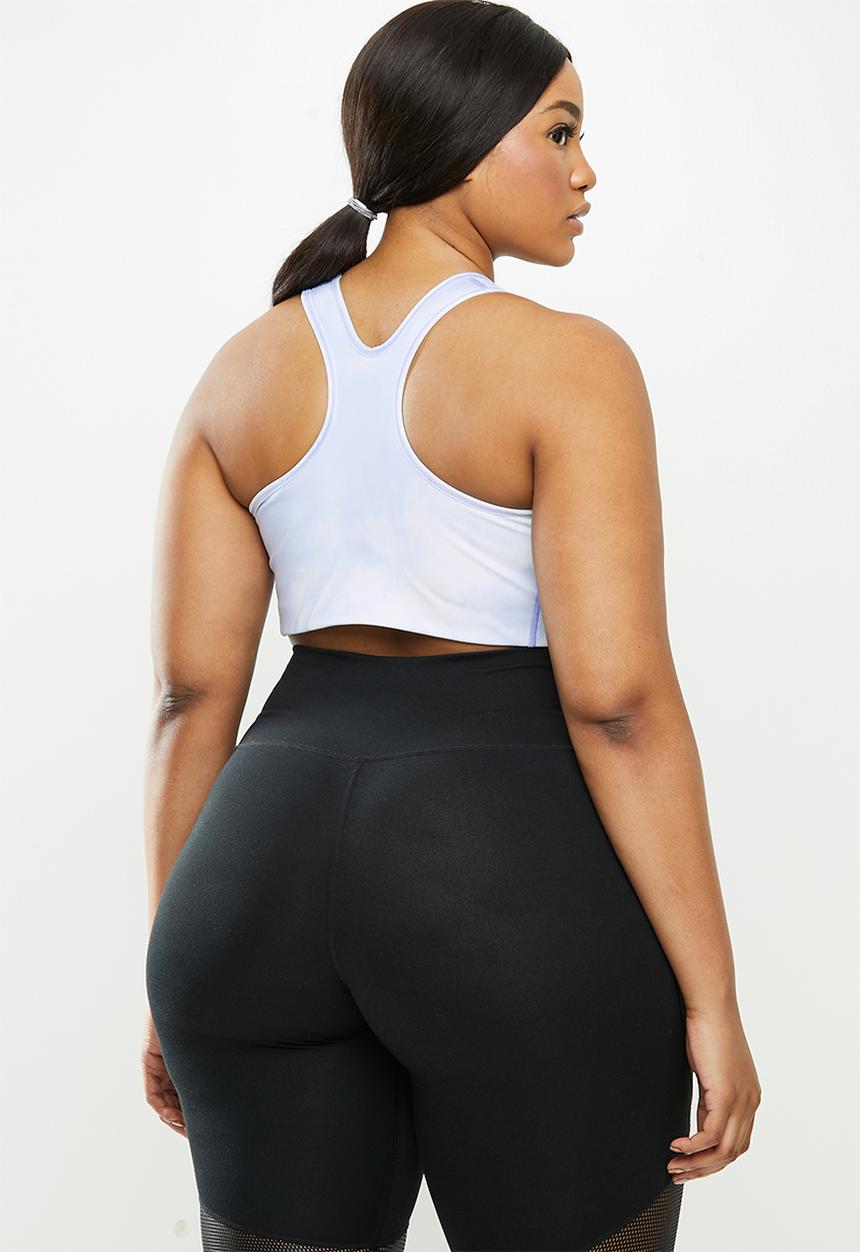 Nike - Plus swoosh sz bra ic clsh - grey & purple 