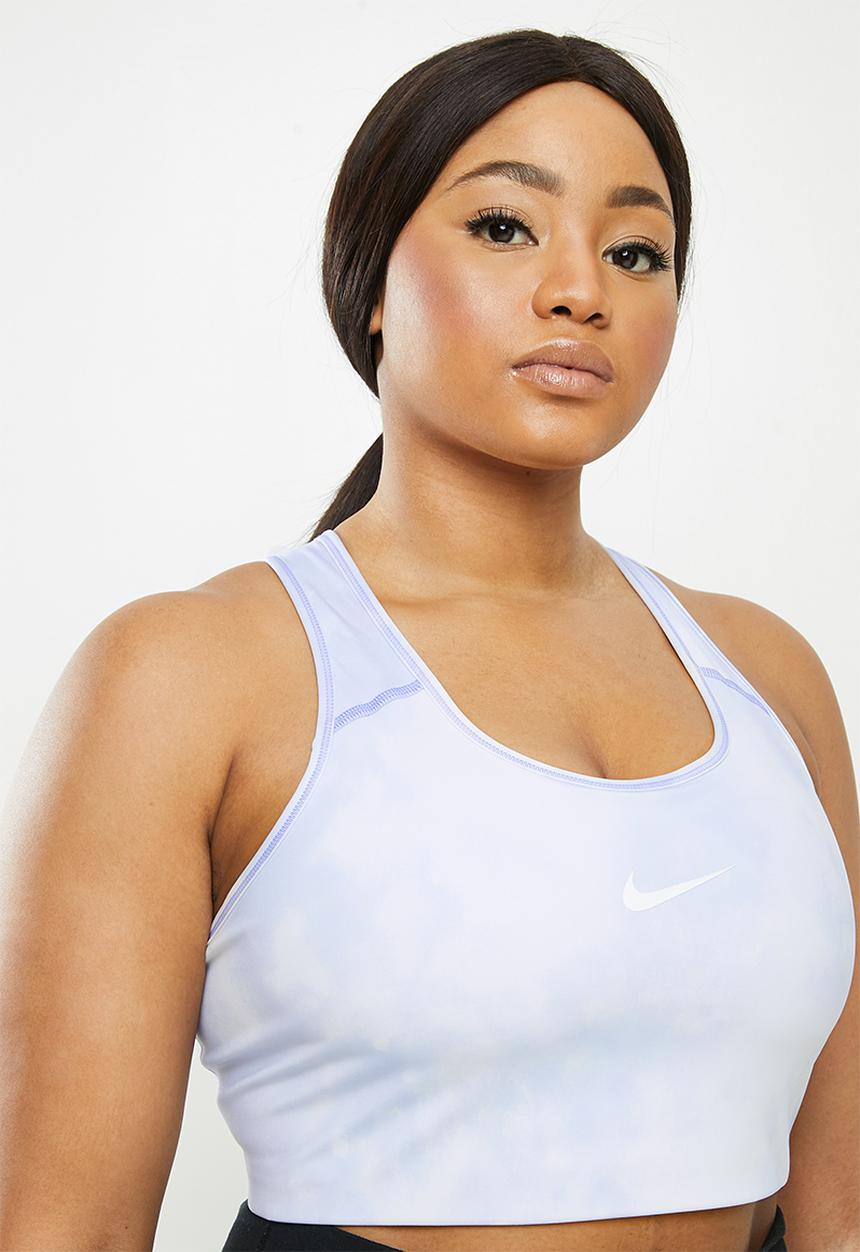 Nike - Plus swoosh sz bra ic clsh - grey & purple 