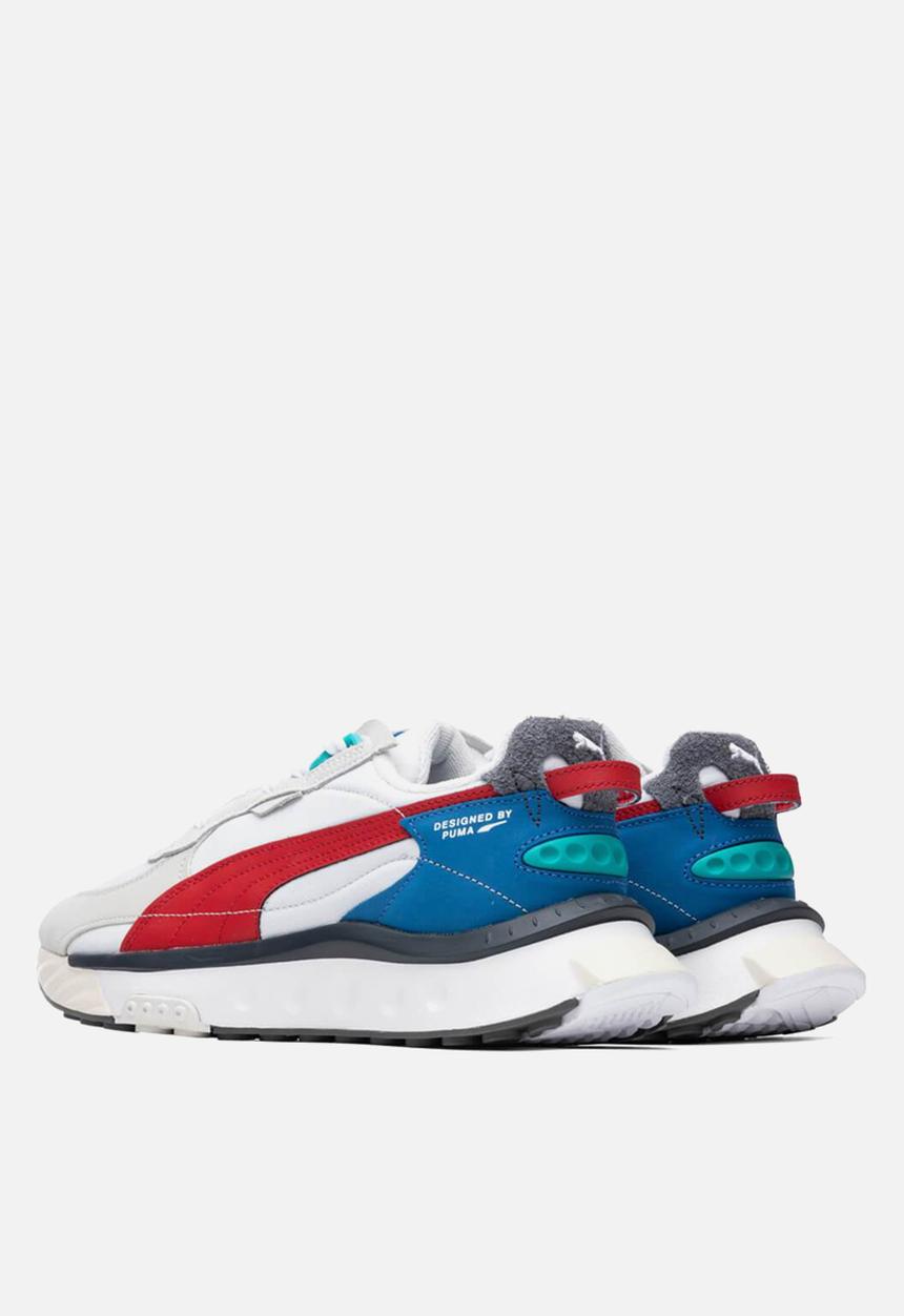 PUMA - Wild rider layers - puma white-urban red