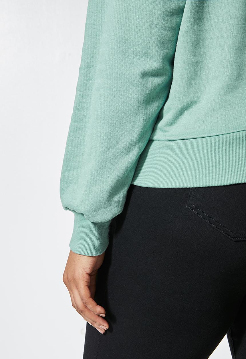 Superbalist - Crop hoodie - deep sage