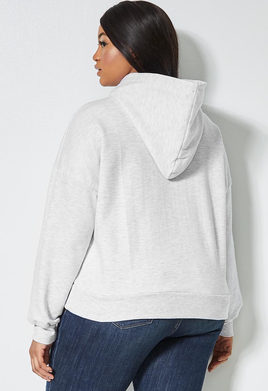 Superbalist - Crop hoodie - grey 