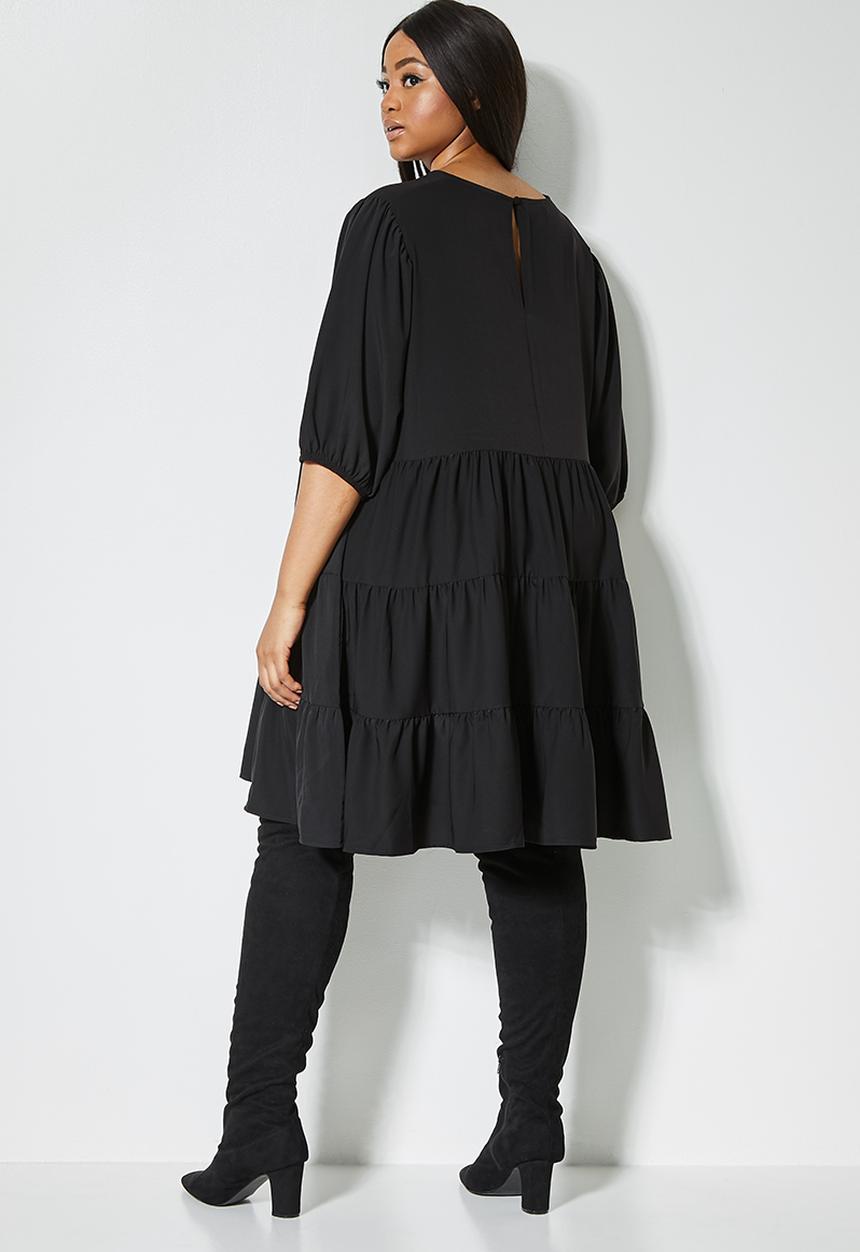 Superbalist - Balloon sleeve mini - black